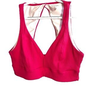 Year Of Ours Sport Track Bra Pink XL Extra Large NWOT